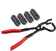 Exhaust Removal Pliers,Exhaust Hanger Rubber Bracket Separation Removal Tool - Vehicle Maintenance Kit With 4 Holes Rubber, Automotive Supplies For Car Trucks
