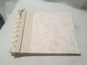 New Vintage Style Paper Ribbon Spine Journal WEdding GUEST BOOK ScrapBook Photo