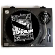 LED ZEPPELIN Turntable Slipmat for Vinyl Records Fits 12" Players DJ Slip Mat