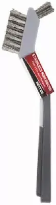 Master Painter SMB Stainless Steel Bristle Mini Wire Brush w Soft Grip Handle