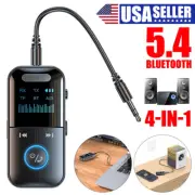Bluetooth Audio Music Wireless Receiver AUX 3.5mm Home Car Handsfree Adapter New