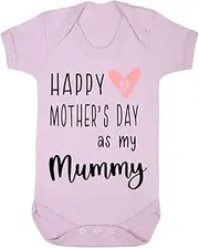 [Miammo] Happy 1st Mother's Day as my Mummy (pink heart) [MDB23] baby grow vest