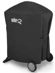 Weber PREMIUM BARBECUE COVER For Q 100/1000/200/2000 With Portable Cart 7113