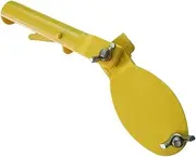 Chlorine Dispenser Float, Pool Tablet Holder, Floating Sanitizers Container, Adjustable Release Flows, Durabless Plastik Design, Daily Pool Water Cleaning, 23x6cm Yellow