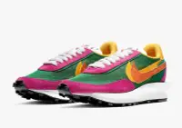 在飛比找Yahoo!奇摩拍賣優惠-Nike LD Waffle Sacai Green Pur