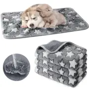 4 Pcs Waterproof Dog Puppies Cat Blankets Bed Mat Washable Crate Kennel Whelp...