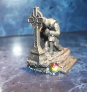 VIGIL OF SIR GALAHAD Sword Crystal Fantasy & Legend by A.G. SHROMB Chess