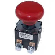 ED125-36 48V 125A Emergency Disconnect Stop Switch for EZ30 E30 D40 EZ40 111551000800 Electric Forklift Stacker Blackred