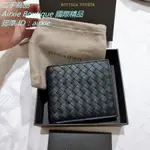 二手精品 BV 寶緹嘉 BOTTEGA VENETA 經典 編織 小牛皮 雙折短夾 對開短夾 8卡 卡夾 113993