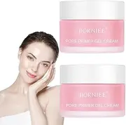 Pack of 2 Pore Primer Gel Cream, Make-Up Base Gel Cream Invisible Pore, Pore Filling Cream Face, Pore Filling, Moisturising and Oil Control, Suitable for All Skin Types