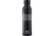 Bugatti Twin 500ml B-Pattern Stainless Steel Drink Bottle - Black