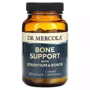 2 X Dr. Mercola, Bone Support with Strontium & Boron, 60 Capsules
