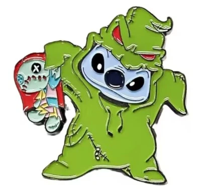 ANIMATED MOVIE - Lilo & Stitch - STITCH COS PLAY AS OOOGIE BOOGIE ENAMEL PIN