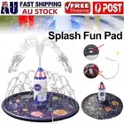 Water Pool Summer Outdoor Inflatable Sprinkler Splash Pad Kids W/
