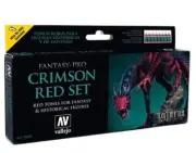 (VAL74103) - AV Vallejo Fantasy Set - Crimson Red Set (8)