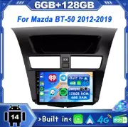 DAB+ HDMI Head Unit Android 14 For Mazda BT-50 2012-2019 Car Stereo GPS 6G+128GB