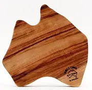 Orana Camphor Laurel Natural Anti-Bacterial Hand-Made Eco-Friendly Australian-Made Australia Day Chopping Board 26cm x 23cm