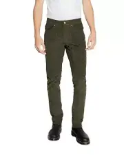 Jeckerson Men's Slim Fit Corduroy Pants - Green -Size W36