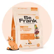 Be Frank Kangaroo & Turkey Dry Cat Food - 3kg