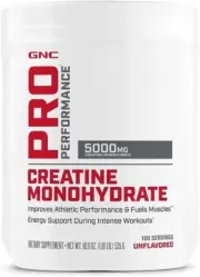 GNC Pro Performance Creatine Monohydrate Gluten-Free Dietary Supplement, 1.18 lb