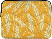 Laptop Sleeve Case 13-14 Inch Classical Computer Cases for Laptop Autumn Wheat Gold Notebook Computer Pocket for Work Journey