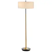 Floor Lamp Stand Reading Gold Metal Fabric Modern Lighting Decoration Home Decor