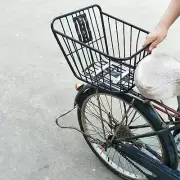 Rear Bicycle Storage Basket Metal without Lid Strengthened