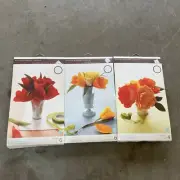 Red Crepe Paper Tulips Kit (2007, Martha Stewart Yellow Tulips Crepe Peonis Lot