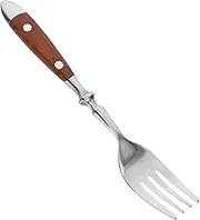 Alipis Dessert Forks for Boys and Girls Toddler Fork Wooden Handle Set of 4 for Family Meals