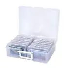 Boxes Plastic Photo Keeper Photo Storage Box Picture Organizer Album Container