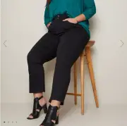 Autograph Size 20 Women's Black BootLeg Short Length Jeans, Pants BNWT RRP $80