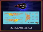1/64 '83 Chevy Silverado "Flames II" CUSTOM Decal SCR-0606