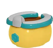Portable Toilet - Camping Toilets Portable, Children Potty Seat Portable Cute Pumpkin Shape Lightweight, Foldable Training Toilet Chair Non-Slip for Ages 2-6 Camping Baby Supplies for Family