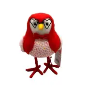 Fledge 2023 Valentines Wondershop Red Fabric Bird Valentine Target Glasses Gift