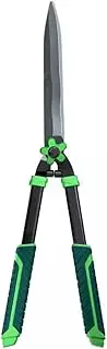 Secateurs, retractable garden shears, manual hedge trimmer, retractable 4-speed design, free non-slip gloves, suitable for cutting short and high branches(Wave Blade)