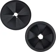 [XhWser] 3 3/8" Garbage Disposal Splash Guards, Sink Baffle Drain Cover, Removable Quiet Collar Drain Plugs Compatible with QCB-AM InSinkErator Evolution Series (2 Pack)