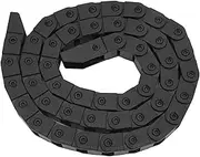 Wear Resistant Cable Drag Chain Black Plastic for CNC Machines