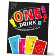 One Drink - Adult Drinking Game for Parties - Slightly Competitive Card Game