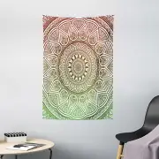 Mandala Tapestry Eastern Design Elements Print Wall Hanging Decor