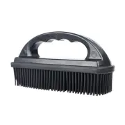 Rubber Pet Hair Removal Brush Lint & Cat Dog Hair Remover Brush Pet Silicone ...