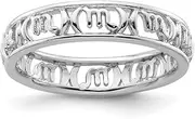 [JewelryWeb] 925 Sterling Silver Stackable Scorpio Zodiac Ring-Stackable-Ring for Women