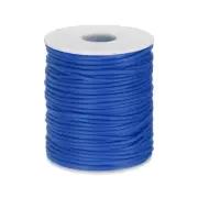 54.6 Yards Hollow Pipe Rubber Cords 2mm Hollow Tube Sea Blue