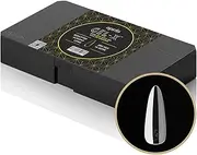 APRÉS Aprs Gel-X Almond Nail Tips Box, 280 Soft Gel Tips, 14 Sizes 00-9, Half Sizes Included (Long Carved Almond, 280 Count)