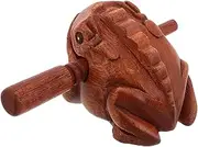 ERINGOGO Cute Wooden Frog Musical Instrument Frog Croaking Toy Handmade Decor Rhythm Percussion Australian Artisan Craft