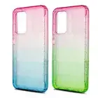For Samsung Galaxy A32 A52 A72 5G Glitter Full Body Hard Case Built-In Screen