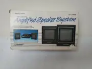 Realistic Mini Stereo Amplified Speaker System 40-166 Brand New