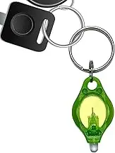 Walopola Keychain Light,Battery Powered Fluorescent Torch - Portable Detector Mini Popular Lighting Lamp for Child Schoolbag Backpack Home Detections