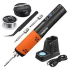 Cordless Soldering Iron Kit - 5V 8W USB Rechargeable Solder Iron Pen with Dig...