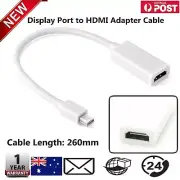 Ultra HD 4K Mini DP Display Port to HDMI Adapter Cable For Microsoft Surface Pro