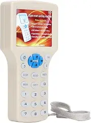 NFC Card Copier, Multifunctional IC ID UID Decoder Writer Reader Duplicator Handheld 10 Frequency Programmer with HD 2.8in Full Color Screen, Compatible with EM4100 EM4200